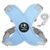Reflective Dog Vest Harness Leash Set Soft Adjustable No Pull Pet Puppy Chest Strap for Small Medium Dogs Cats Pug Daily Walking