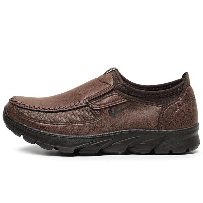 Herren Modische Klassische Bequeme Leichte Lässige Lederschuhe Mit Modischem Design Rutschfeste Sohle Atmungsaktives Design
