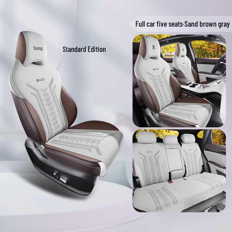 BYD Song Plus DMi & Song Pro EV Suede Car Seat Covers, All-Season