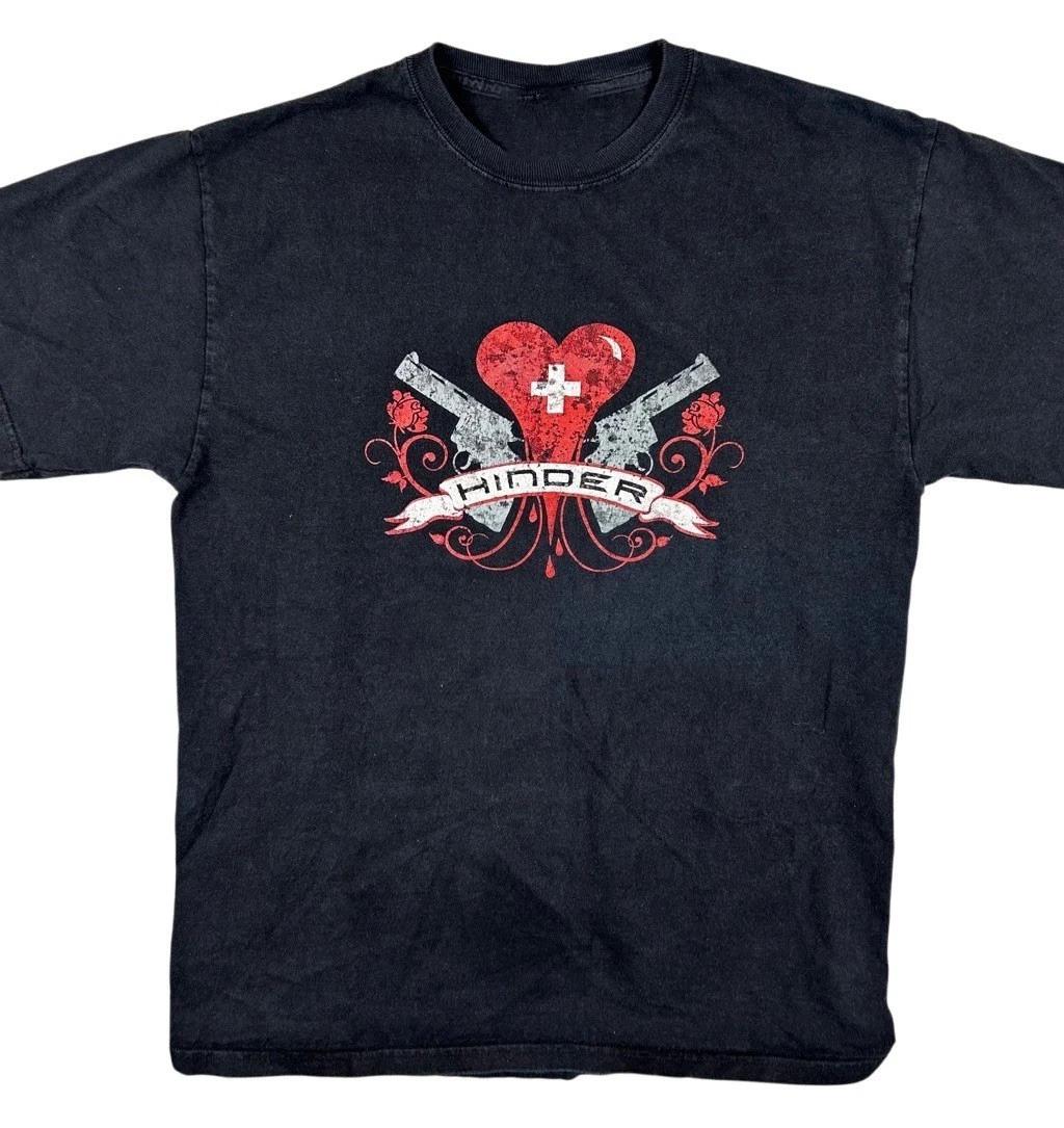 

Vintage Hinder 2007 Tour T-Shirt Unisex All Size S-5XL NT105 FREE SHIPPING S