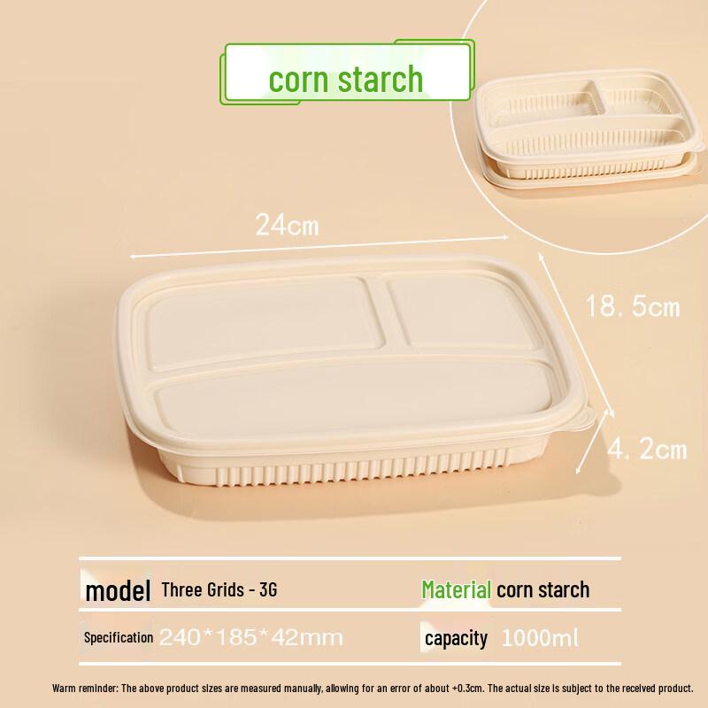 ZISIZ Biodegradable Disposable Food Container