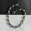 Biker-Decor Skull Wallet Chain with Hook Snap Closure Punk Skull Trouser Chain Hip-hop Cool Style Pant Chain Ornament