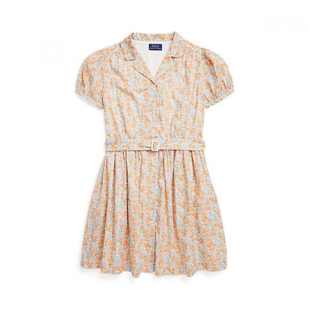 Polo Kids Girls Floral Cotton Shirt Dress Cwpodrsg3d20548999 12