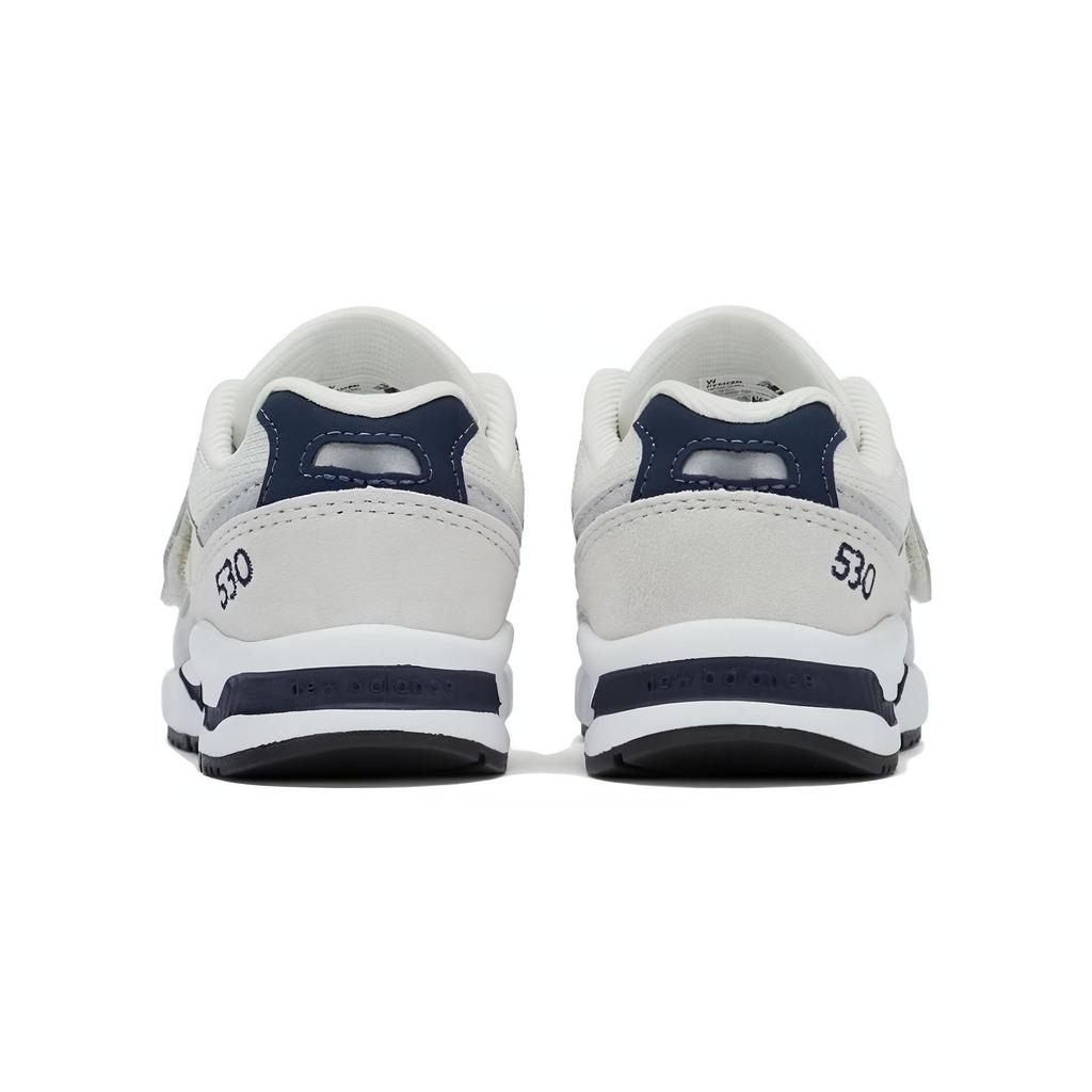 New Balance Nb 530 Comfortable Durable Low Top Walking Shoes Baby Shoes White Gray KV530SRI