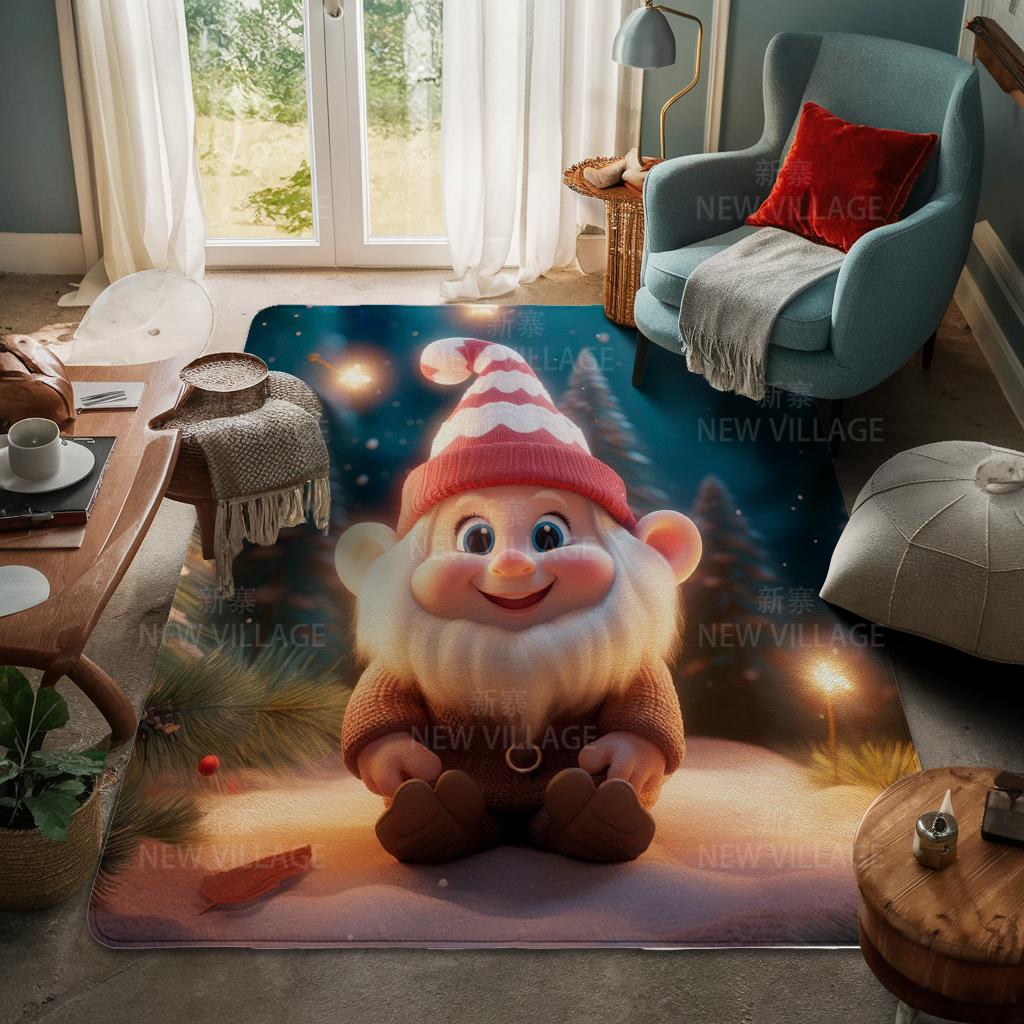 Dywanik wejściowy do domu Mata pod drzwi do domu Salon Łazienka Mata pod stopy łazienkowa antypoślizgowa chłonna dywaniki kąpielowe Wesołych Świąt zima