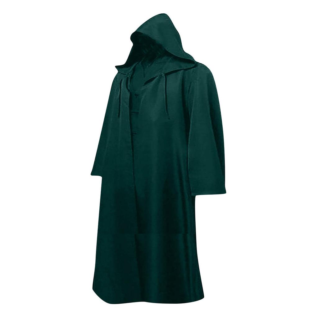 Costume di Halloween Uomo Cosplay Giacca Vintage Soprabito Capospalla Mantello Veste Cappotto