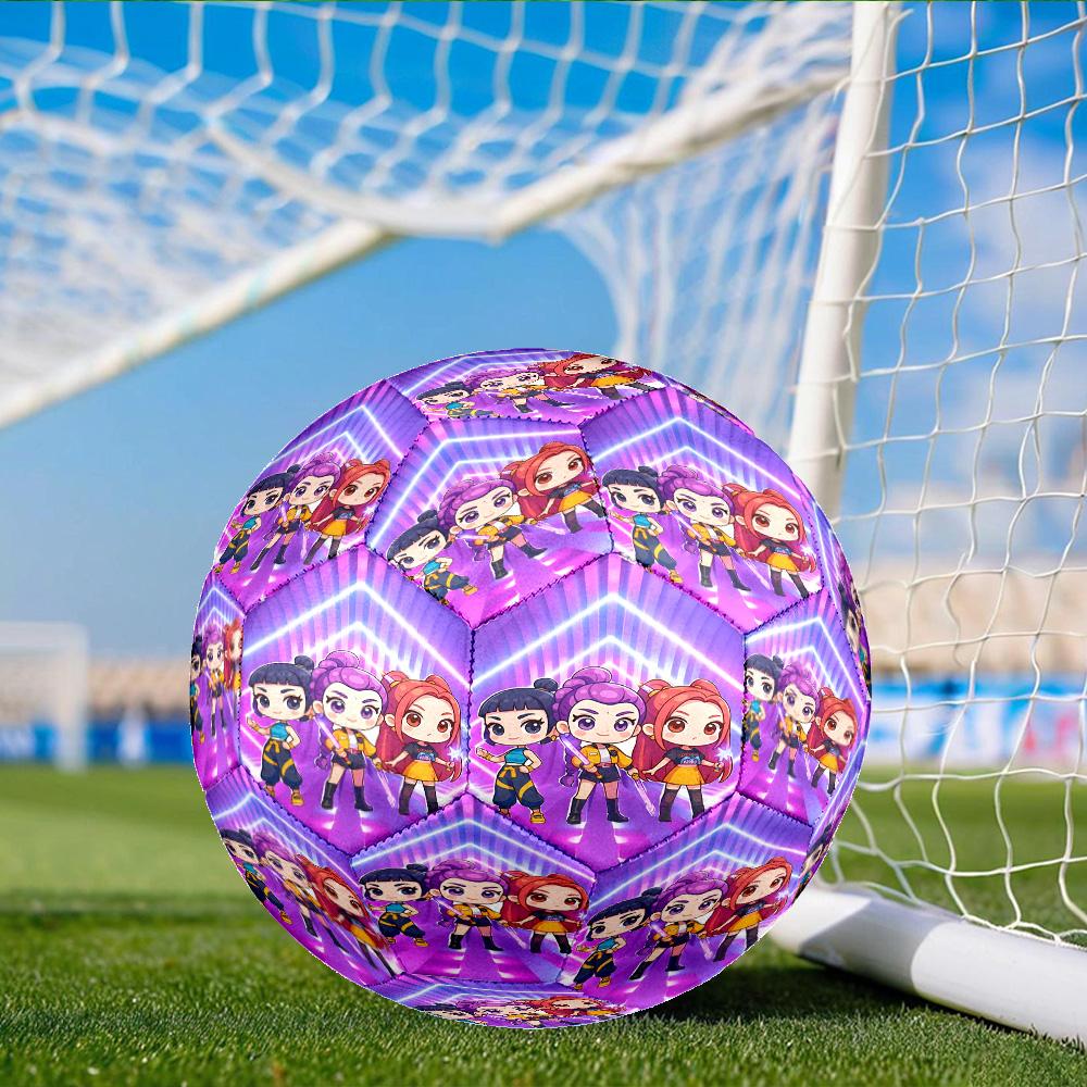 Kpop Demon Hunter Starlight Adventure Size 5 Soccer Ball, Suitable for Training and Matches, High-Elasticity, Wear-Resistant Material Gift for Fan