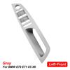 Grey Color ABS Car Driver Door Window Lift Armrest Panel For BMW X5 X6 08 09 10