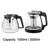 Glass Teapot with Tea Strainer Large Capacity Water Container Chinese Traditional Kung Fu Teaware Tea And Water Separation