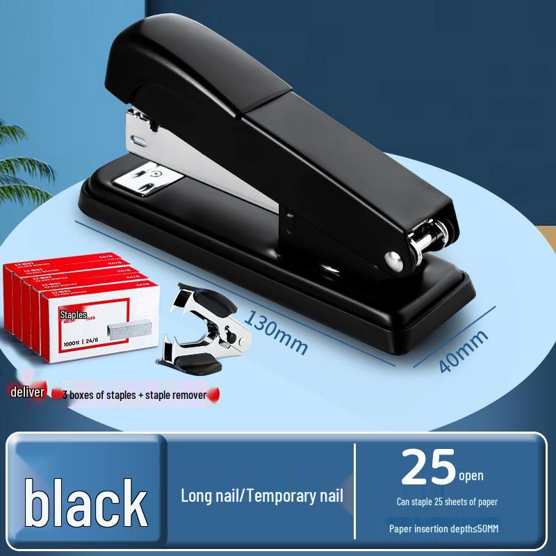 Universal Heavy-Duty Stapler - Labor-Saving, Thickened Design for All Sizes (Large, Medium, Small)