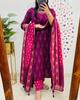 Beautiful Designer Party Wear Kurta Pant Dupatta Set Indian Pakistani Bollywood Tunic Kurti Salwar Suit