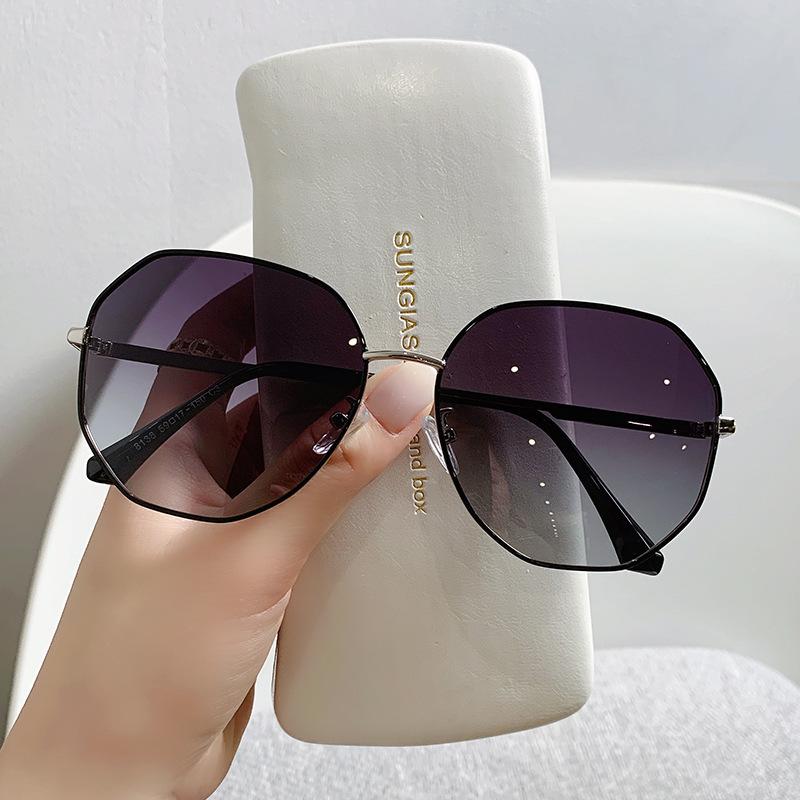 Sunglasses, Women'S Anti-Ultraviolet Strong Light Glasses, High-Quality Sense Of Big Face, Thin High-Definition Polarized Sunglasses