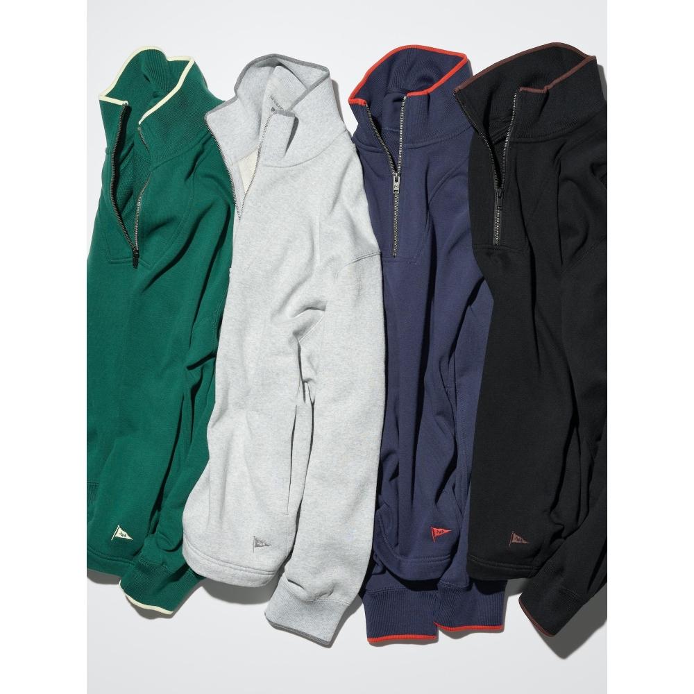 Uniqlo Japan Sweat Half Zip Pullover