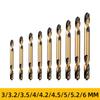 High Speed Steel Doubleheaded Auger Drill Bit 1pc For Drilling For Metal Wood with Hand Drill and Electric Drill