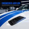 2PCS Universal Mount Hood Air Vent Grille for Focus RS MK2 Style Engine Hood Modification