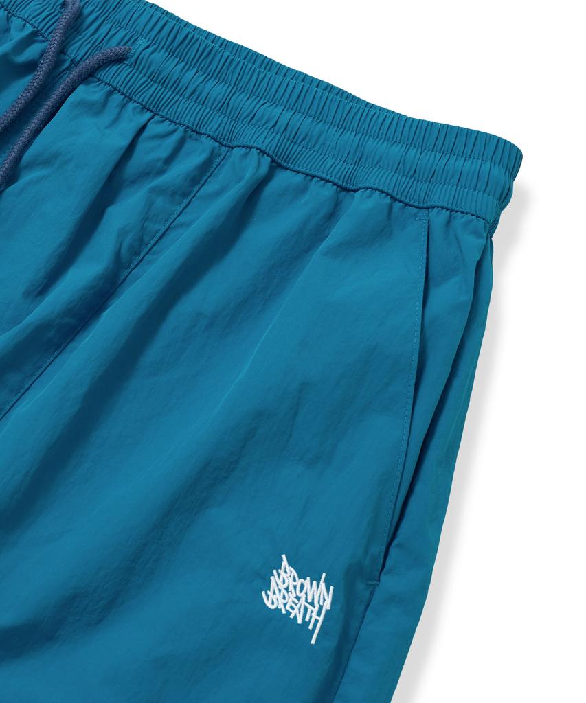 BROWNBREATH Tag Nylon Pocket Shorts - Blue