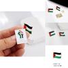Fashionable Palestinian Flag Brooch Pin Wholesale Metal Badge For Clothing Accessories