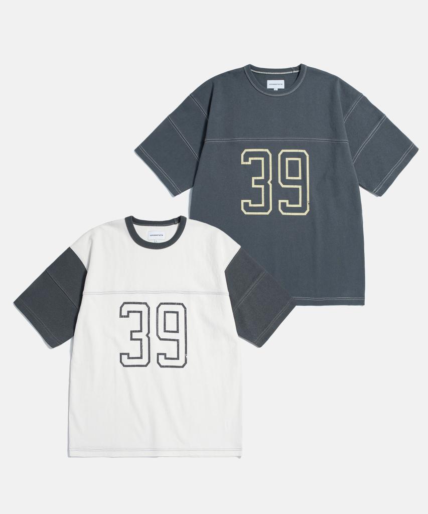 ESPIONAGE 39 Football Tee Off White