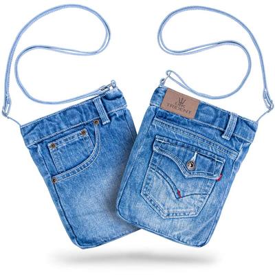 UK Trident Denim Smartphone Shoulder Bag, Women's, Vertical Smartphone Pouch, Lightweight, Crossbody, Popular with Women, Remodeled Style