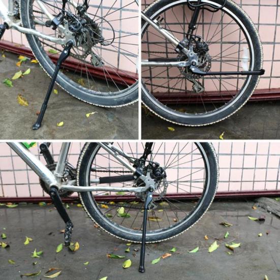 Acero al Carbono Liberación Rápida Caballete Lateral para Bicicleta de Montaña (MTB) y Carretera Accesorios para Bicicleta