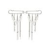 Salircon Trendy Elegant Imitation Pearl Tassels Chain Anklet Bracelet Women 2026 Summer Detachable Trouser Brooch Chain Jewelry