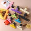 Potato Chip Bag Clips Airtight Food Storage Clips with Sealing Handle Moisture-Proof Snack Bag Seal Clips for Kitchen Chips 2pcs