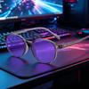 Occhiali Blocca Luce Blu con Lente Viola Tè Blu per Uomo Resistenti ai Raggi UV Occhiali da Gioco per Protezione degli Occhi e Uso del Computer