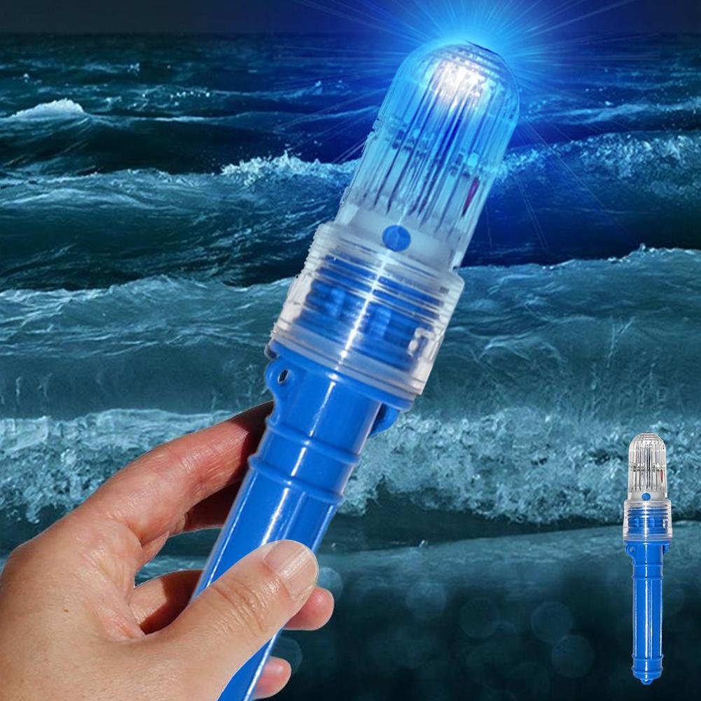 Feux de Bengale LED pour Bateaux Feux de Navigation Lumière de Pêche Kit de Sécurité d'Urgence pour Filets de Pêche Bouées Bateaux