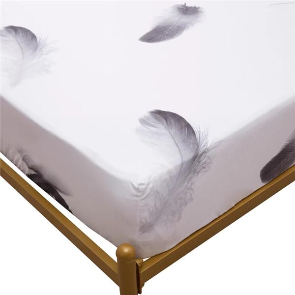 Copriletto con angoli in cotone 2023 Stampa biancheria da letto Coprimaterasso con copriletto elastico Senza federe