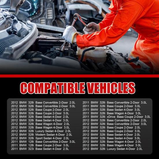 Elektrisk vattenpumpskontakt 11517586925 för BMW 128i 328xi 528xi E84 X3 X5 Motor | 1 år