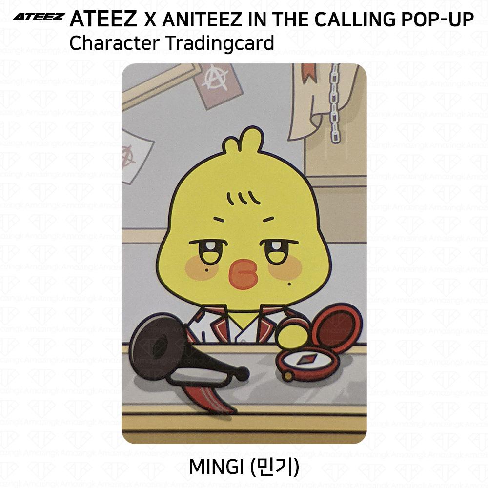 ATEEZ X ANITEEZ IN THE CALLING POP-UP Unitate Carte de Colecție MD KPOP K-POP Seonghwa