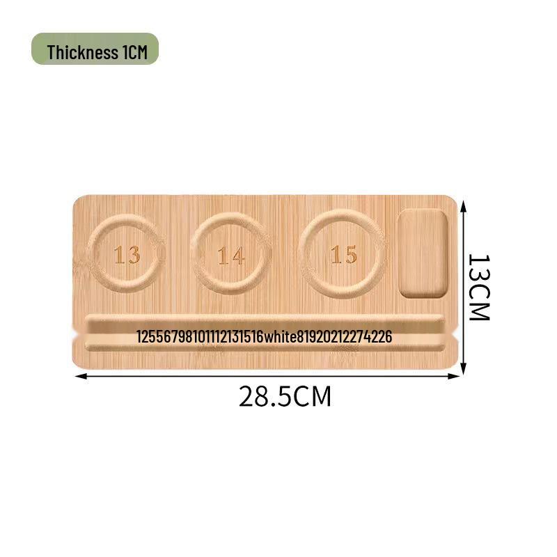 Jewelry Design Plate for Beaded Necklaces, Bracelets, Wenwan, and Weaving Tool Storage