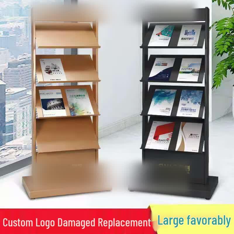 Floor-Standing Literature and Menu Display Rack