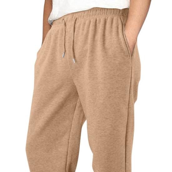 Herren-Jogginghose, Baggy-Schnitt, Kordelzug im Bund, Freizeithose für Frühling und Sommer, lockere Sporthose mit Taschen für Workout und Streetwear