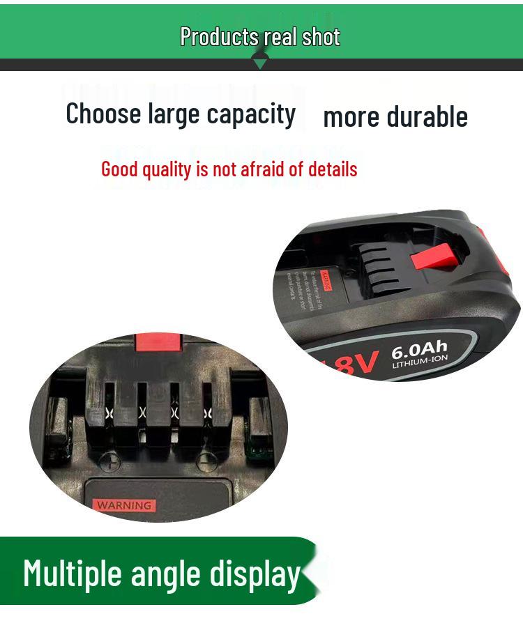Compatible Charger for Bosch 18V Lithium Battery Power Drill PSR18LI, Electric PBA, PSR, PSB, and Vacuum Cleaner.