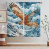 The Eagle Soars Bathroom Curtain Living Room Kitchen Curtains 2 Pieces Window Curtains Home Tulle In Kitchen Blinds Tentacles