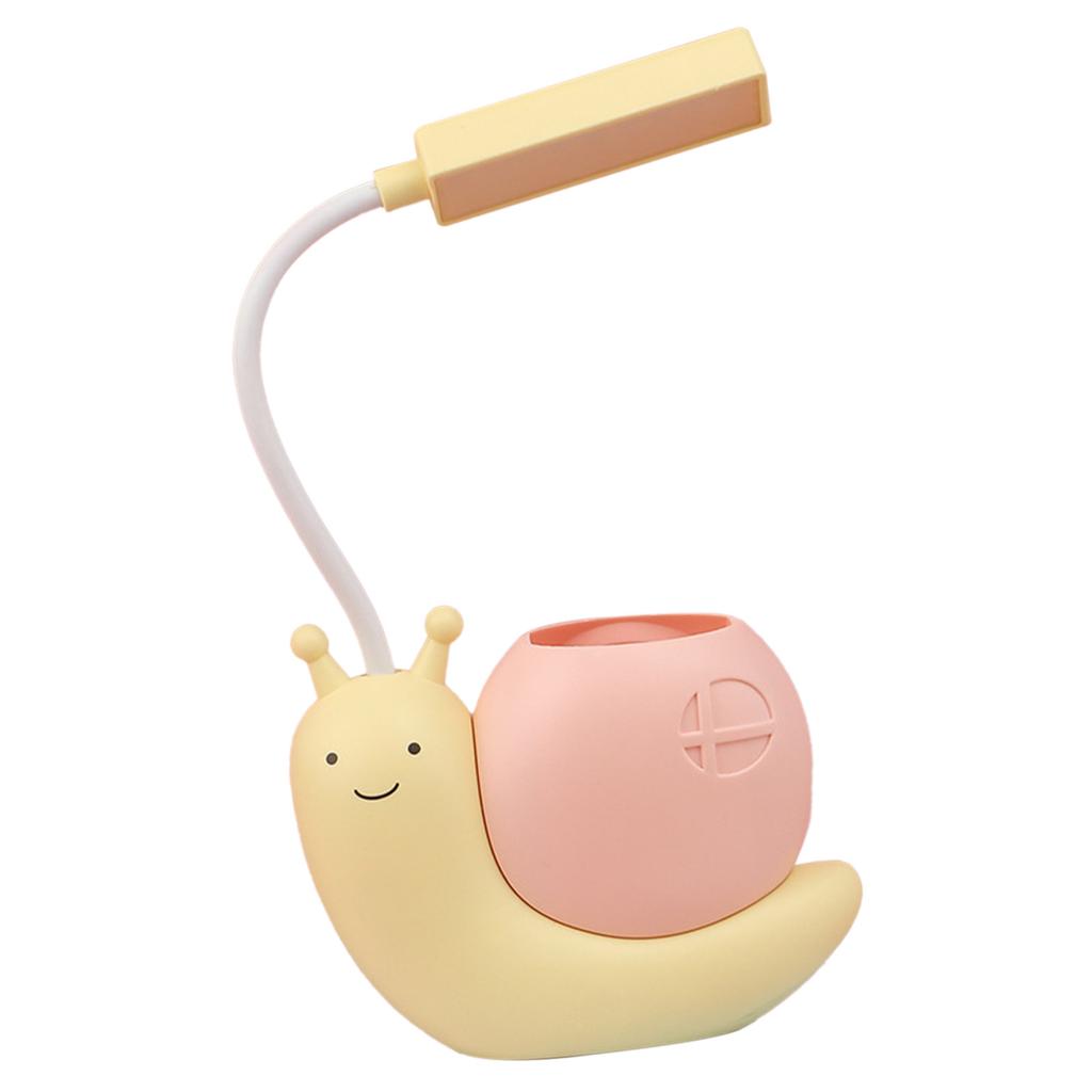 Cartoon LED Desk Lamp Gentle Brightness Rechargeable Eye Caring Study Lamp Night Light for Kids Bedroom