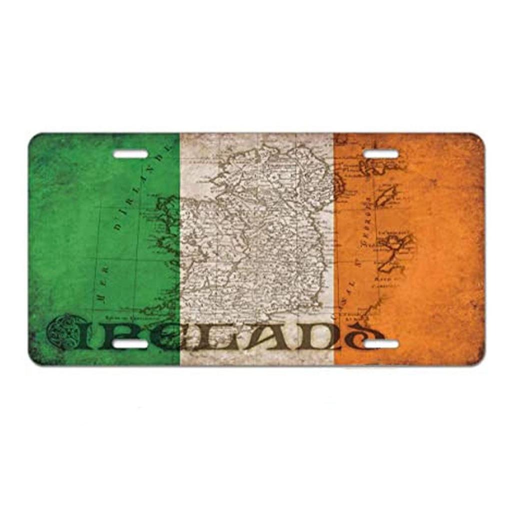 Sublimation Printed US Standard License Plate Metal Sign, 12x6 Inches, Hot-Selling Design