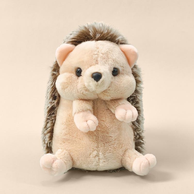 

Adorable Hedgehog Plush Toy Stuffed Animal Sleeping Companion Doll For Room Decor Children Cute Birthday Gift 17cm