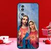 מריה הבתולה וישו לכבוד מארז ל-Honor Magic 6 Pro 5 Lite 50 70 90 עבור Honor X8a X9a X7 X8 X9 X6a X7a X8b X9b כיסוי