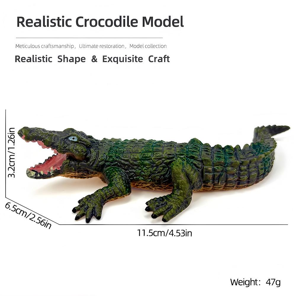 "1-9 inch Plastic Animal & Dinosaur Model Toy Set"