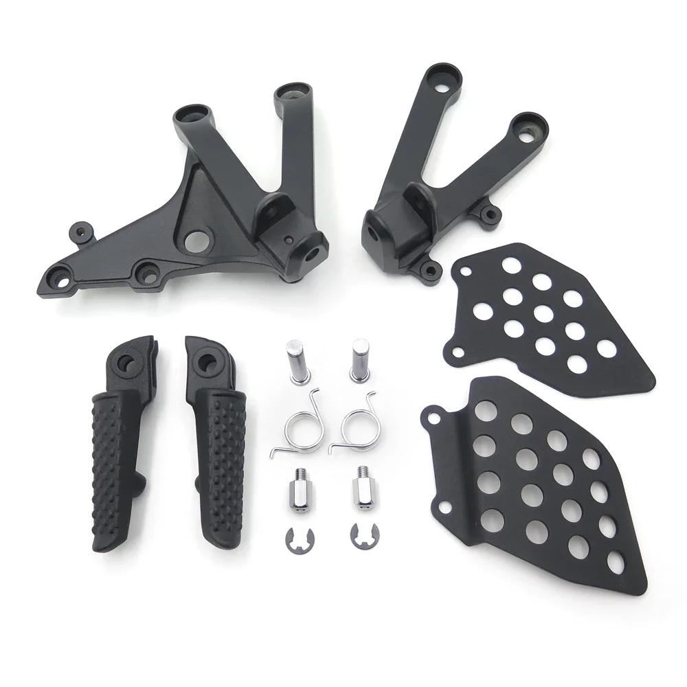 Front Footrest Foot Pegs Bracket for HONDA CBR 600RR 2007-2014 Motorcycle Parts Black