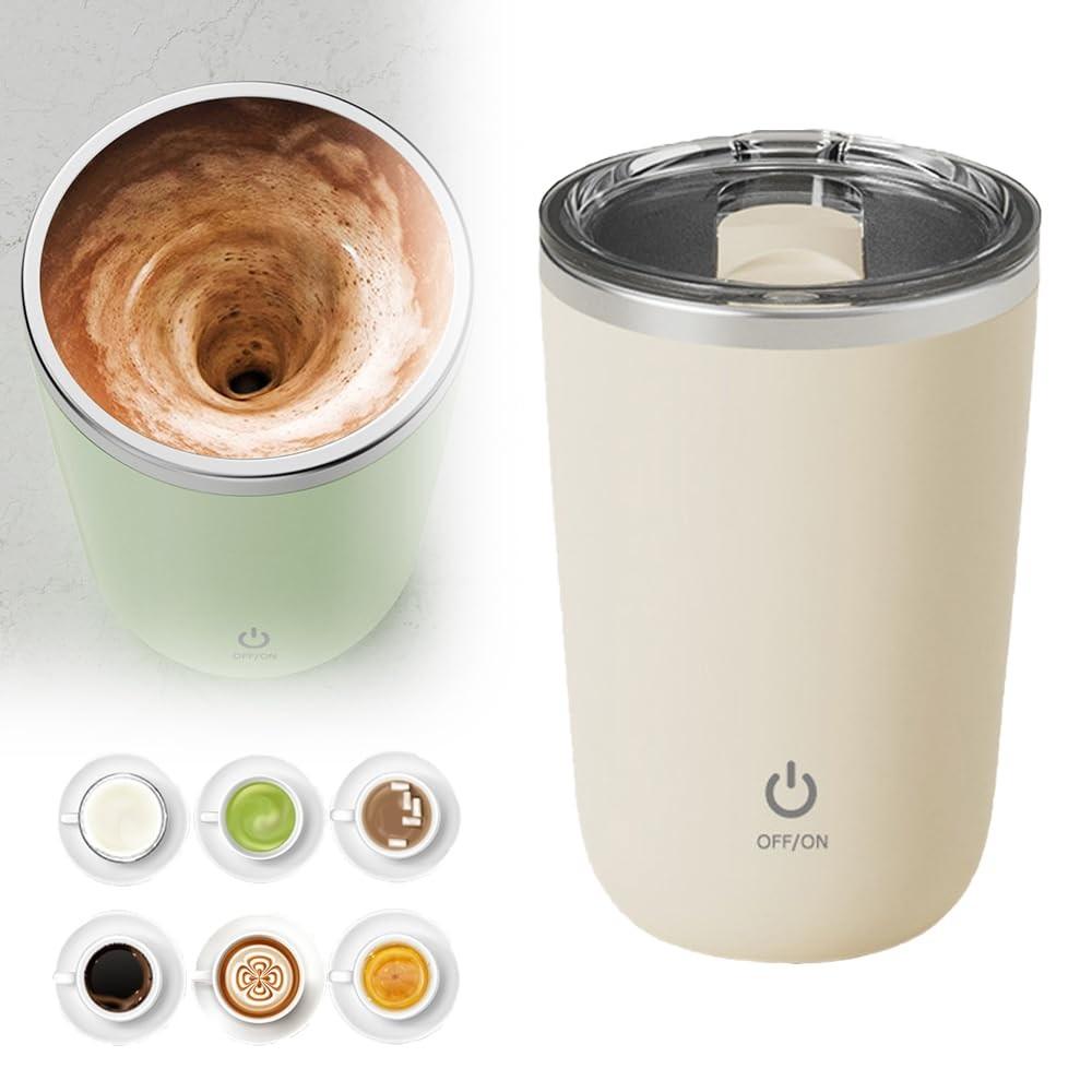 Stainless Steel Rechargeable Self Stirring Coffee Mugs,Portable Electric Magnetic Stirring Coffee Cup For Coffee,Milk Tea