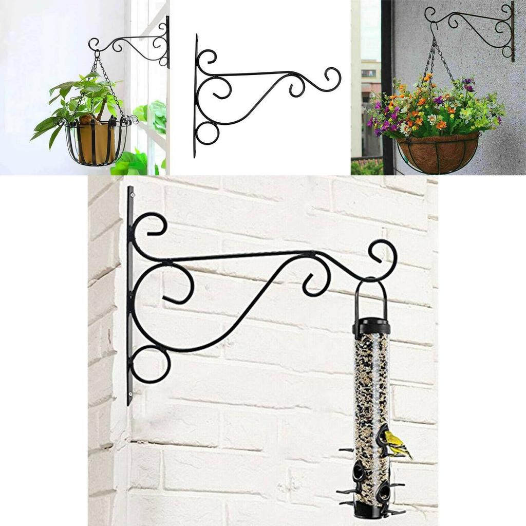 Rust Resistant Heavy Duty Metal Hanging Basket Brackets For Indoor Outdoor Use