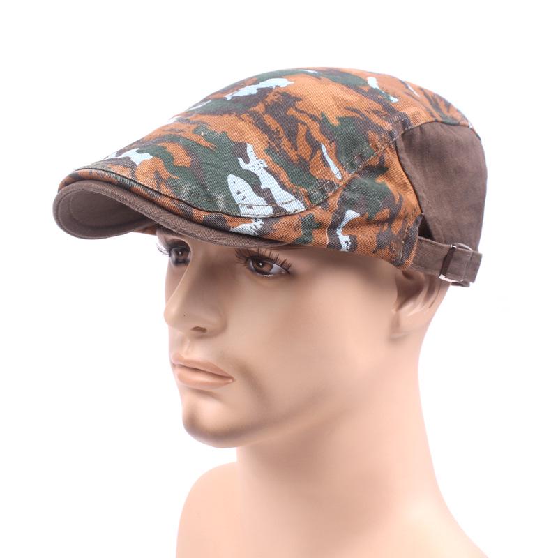 Buy Men Camouflage Beret Hat Adjustable 