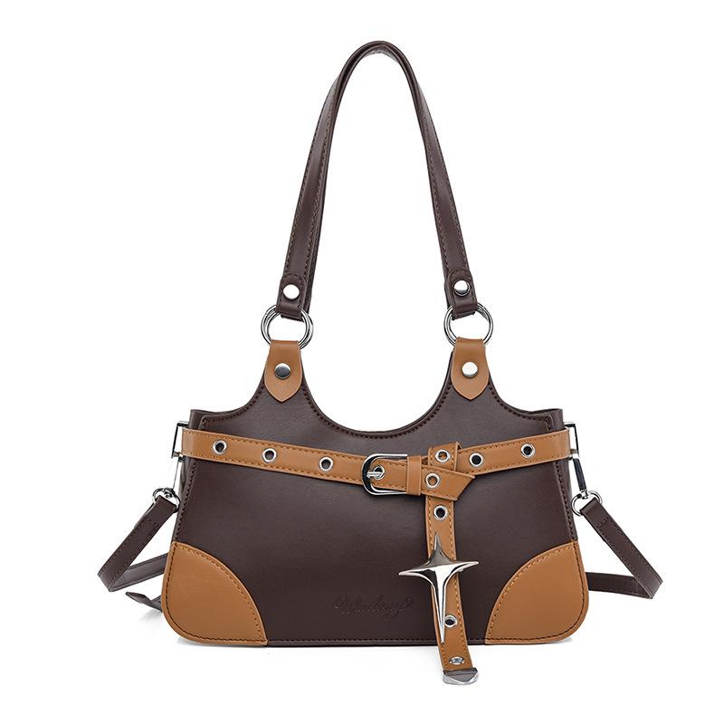 

Silver Wing Code Pain Bag Yawudong Shop Large Capacity Punk Hottie Y2K Commuter Handheld Underarm Shoulder Bag Women