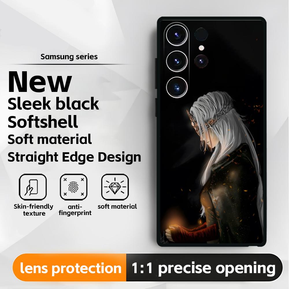 Classic Game DARK SOULS  Phone Case For Samsung Galaxy S26 S25 S24 S23 S22 S21 Plus Ultra Note20 Soft Black