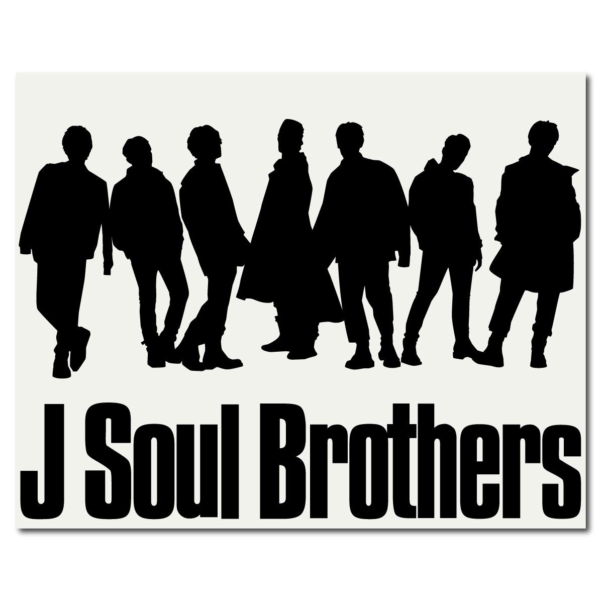 

Sticker Black 086B 3JSB Silhouette (Small) чёрный