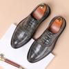 Pointed Men's Leather Shoes Fashionable and Versatile Styles Wedding Party  Office Outdoor Leisure Business Luxury Men's Shoes