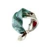 Breathable Silk Scarf Lightweight Printed Neck Scarf Elegant Pearl Buckle Scarf  Women